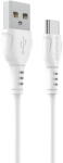 BOROFONE Cablu Date si Incarcare USB la USB Type-C Borofone BX51 Triumph, 1 m, 3A, Alb (cb/Bor/TypC/BX51/1m/a/bl)