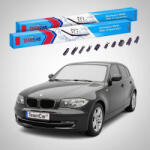 TeamCar Ștergătoare BMW Seria 1 Hatchback 5UȘI (E87) 2007-2012 | Set Față Flat Premium - TeamCar® (TC-E87F-500500FLP)