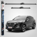 Bosch Ștergătoare Parbriz Hyundai Tucson SUV Van (TLE) 2015-2020 | Set Față 650+400mm Aerotwin AR653S | Bosch (AR653SHYUTUCSONSUV1520)