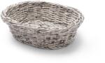 Hendi Kenyér felszolgáló kosár, hendi, szürke, polipropilén, szövött rattan kivitel, 250x190x(H)65mm (426616)