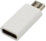 Gigapack adapter type-c - microusb, adatátvitel és töltés, fehér (GP-70374)