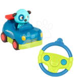 B. Toys Mașinuță cu telecomandă Woofer Riding Racers B-Toys cu sunete albastru-verde, de la 24 de luni (BTBX2317Z)