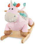 B. Toys Hojdací jednorožec Cleo B-Toys plyšový s drevenou základňou ružový od 18 mes BTBX1936Z (BTBX1936Z) Balansoar calut