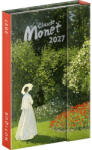 Presco Határidőnapló mágnessel záródó, heti, fehér lapokkal Claude Monet 110x160mm, Presco (5412-CM)