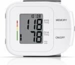 HAEGER Tensiometru de incheietura mainii HAEGER WRIST HEART, 60 de memorii, Manseta 14-19.5cm, Detectare automata aritmie cardiaca, Afisaj data si ora, Alb (rzhgtm-wri.004a)