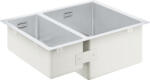 GROHE Chiuveta bucatarie Grohe, K700U Sink 60 -S 58, 5/44 1.5 rh, montare sub/pe blat, 2 cuve, set scurgere, antifonare, inox (31576SD1) Chiuveta
