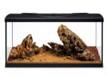 Diversa Acvariu STARTUP 80 LED DREPT NEGRU + Dragon Whisper River Kit