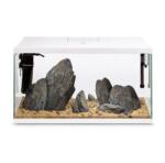 AQUAEL Acvariu LEDDY PLUS 60 D&N ALB + Storm Hour River Kit