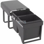 EKOTECH - Beépíthető hulladékgyűjtő EKKO FRONT 40 2x15 liter - webmuszaki