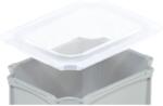 Eurobox-System Eurobox-rendszer Tauro 1/8-os betétdoboz hosszirányú a 60 cm x 40 cm-es (181409B-000)