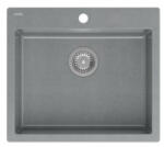 Quadron MORGAN 110 gránit (570x500 mm, 1 medence) silver stone (1357)