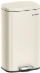 SongmicsHome SLOW lassan záródó szemetes, 30l, bézs SongmicsHome