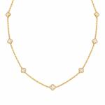 ÉkszerM Ezüst Aranyozott Nyakék (méret: 41-46) AD 157478