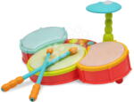 B. Toys Bubenícka sada Toy Drum Set B-Toys svietiaca so zvukmi s nastaviteľnou hlasitosťou od 24 mes BTBX2303C3Z (BTBX2303C3Z)