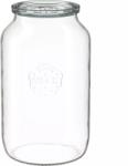Weck Borcan pentru conserve cu capac de sticlă 3 l, drept