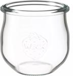 Weck Borcan de conservare fără capac 370 ml, set de 6 buc. , formă de lalea