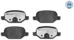 MEYLE Set Placute Frana, Frana Disc Puntea Spate 0252360113/Pd Abarth 500 / 595 / 695 (0252360113/PD)