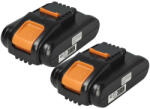 VHBW 2x Akkumulátor Rockwell RW9351.1 Elektromos Szerszámhoz - 2500 mAh, 20 V, Li-Ion (889008646)