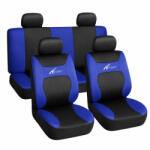 HD Racing Univerzális 8 részes üléshuzat szett fekete-kék