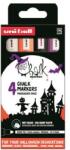 uni Krétamarker készlet, 1, 8-2, 5 mm, UNI "PWE-5M", "Halloween", 4 különböző szín (2UPWE5MHALLOWEEN) - csillag