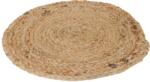  Suport pentru farfurii, rotund, iuta, natur, 38 cm (IN-8720573417259)