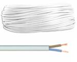 Electric Group Cablu electric bifilar dublu-izolat cupru 2x0.75mm plat alb MYYUP H03VVH2-F 2x0.75 (H03VVH2-F 2x0.75) - esell