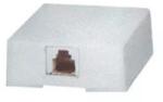  Priza RJ45 8p8c alba CAT5 (TEL0016)