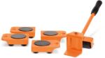 HANDY Set livrare mobilier max 150 kg, ridicare usoara mobila, portocaliu, 4 roti, fier/plastic (GLB_56169)
