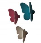 3D Pillangó Mágnes Minimalista Hűtőmágnes Többféle szín (4_5_000214)