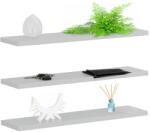  Set 3 rafturi de perete Cassius, culoare alb, 60x14, 5 cm (UE-HM8966.11) Raft