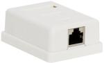  Priza de Perete RJ45 Ecranata 8P8C pentru Retea Ethernet CAT5/CAT6 (GLB_05396)