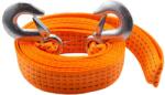 Carguard Franghie tractare auto 4500 kg, cablu remorcare 4 m, 50 mm, cu carlige metalice, portocaliu (GLB_55772B)