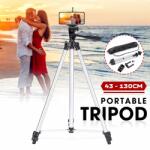 AVEX Trepied fotografic din aluminiu, compact, cu suport mobil 3D + Telecomanda Bluetooth (ST5C)