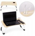 ModernHOME Laptop állvány összecsukható tálca 60x40 cm ventillátor lámpa ModernHome Mode (PJJLT0001-03)