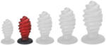 MONSTERED Torsado M - prémium intim plug 10 x 5, 5 cm (ES74629_0B22X)
