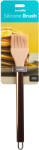 Bewello Perie silicon bucatarie 28 cm, maner inox, pentru uns si gatit, rezistenta la caldura (GLB_57545P) Tacam