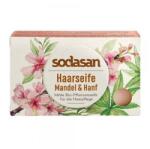 sodasan Sampon solid pentru par cu migdale si canepa ecologic 100g Sodasan (4019886190343)
