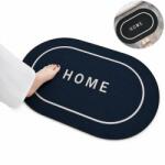  Covoras Antiderapant Macvi® Model HOME 40x60 cm, Oval, Decorativ, Intrare Hol, Bucatarie, Albastru Inchis (MCV-02872) Pres