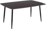  Masa dining Raven, blat ceramic cu finisaj marmura neagra, 160x80x74 cm (UE-HM18150.02)