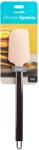 Bewello Spatula bucatarie silicon, 29 cm, rezistenta caldura, maner inox, piersica (GLB_57547P) Tacam
