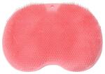  Covoras Masaj Picioare Macvi® pentru Dus sau Baie, Din Silicon Antiderapant, Roz, 30 x 25 cm (MCV-00633) Covor baie