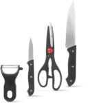 Family Set cutite bucatarie, foarfece, decojitor, inox, maner antialunecare, multifunctional (GLB_57569) Tacam