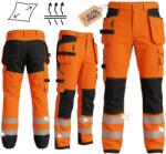 BoSafety Munkavédelmi Fényvisszaverő Figyelmeztető Nadrág Prémium Rugalmas méret64 (TR-COMBOPLUS-C2-0302)