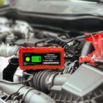MNC Incarcator baterie auto automat 6V 12V, 2A 4A, LCD, AGM GEL litiu, IP65, redresor masina (GLB_55784D)