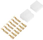  Cupla 6 contacte cu protectie papuc auto 6x tata+mama 6.3mm (ZLA0706)