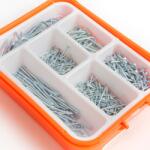 Handy Set Cuie si Carlige pentru Fixare si Agatare, 475 piese, cu Cutie Organizatoare (GLB_04290)