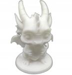 ZX Chibi Sárkány figura - aranyos 3D sárkány, fantasy dekoráció, festhető (4_2_000185)