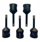  Gyémánt fúrókorona Greslapokhoz M14 6mm Fúrókoronák 5db Készlet (FS6)