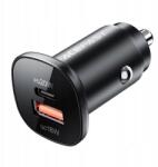 ACEFAST Autós töltő 38W Usb-c Usb Power Delivery Qc 3.0 fekete (4901996679637)