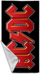 NNM prosop AC/DC - Logo Black - 70x140 - TOACDCLOGB-BA